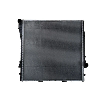 Abbildung von NRF 55329 Kühler, Motorkühlung Aluminium 594 590 29 Kühlrippen gelötet