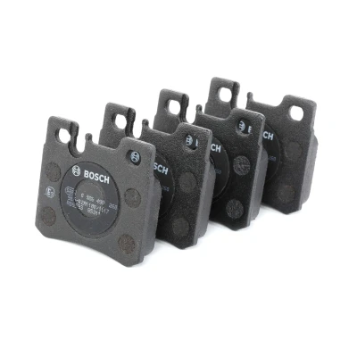 Abbildung von BOSCH 0 986 490 260 Bremsbelagsatz Low Metallic mit Anti Quietsch Blech, Montageanleitung MERCEDES BENZ: W124 Estate, E Class Saloon, Saloon