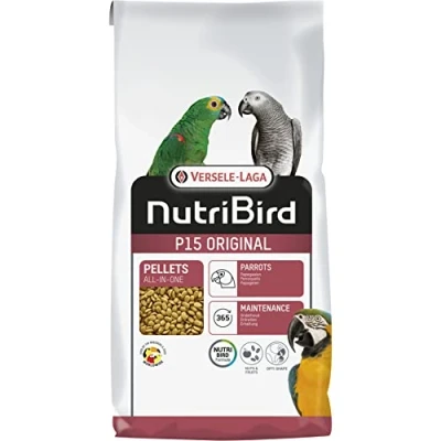 Abbildung von VERSELE LAGA NutriBird P15 Original Extrudierte Pellets Erhaltungsfutter für Papageien Einfarbig 10kg