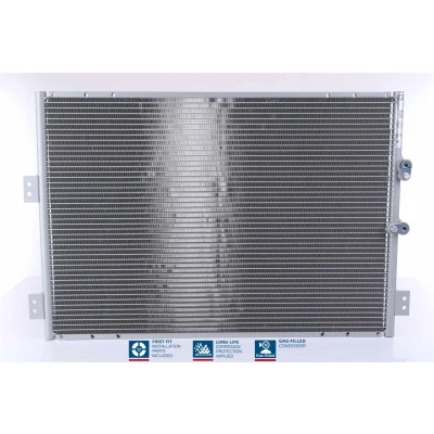 Abbildung von NISSENS 94787 Klimakondensator ohne Trockner Aluminium 645 R 134a TOYOTA: HIACE 4 Kasten