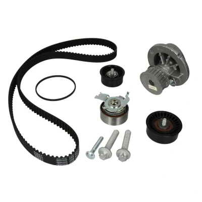 Abbildung von HEPU PK03241 Wasserpumpe + Zahnriemensatz 162 OPEL: Zafira B, Meriva A, Vectra C Saloon