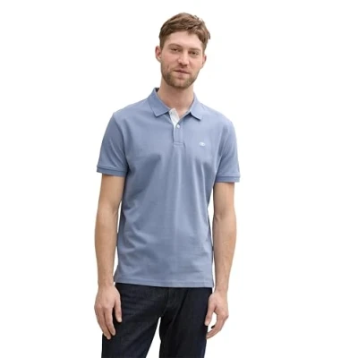 Abbildung von TOM TAILOR Herren 1031006 Poloshirt, 37533 Dove Blue, XXL