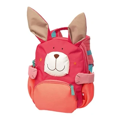 Abbildung von SIGIKID 24921 Kinderrucksack Hase, Kindergarten Rucksack: robust, leicht, kindgerecht, für Kita, Krippe, Ausflüge, Freizeit, Kinder von 2 5 Jahren, Pink/Hase 26x22x14 cm, 5,2 l