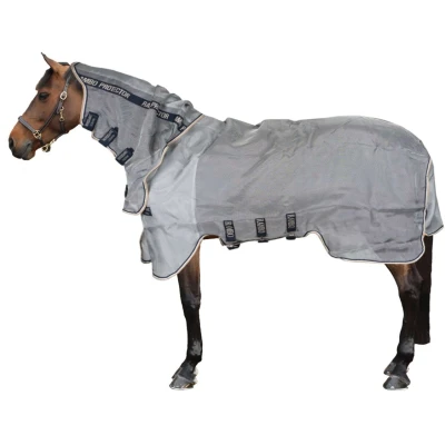 Abbildung von Rambo by Horseware Protector Integrated Silber/Marineblau/Weiß/BeigeVerkauft von Agradi