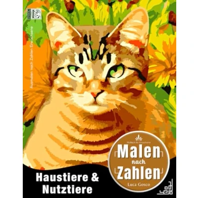 Abbildung von Malen nach Zahlen Erwachsene: Malbuch für Erwachsene Tiere (Haustiere &amp; Nutztiere) zum Ausmalen Zahlen. Buch mit Nummerierten Ausmalfeldern ein Angenehmes Ausmalerlebnis.