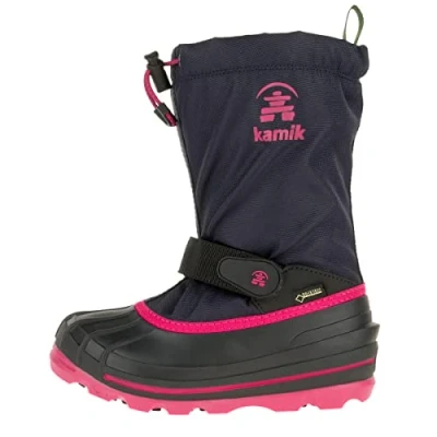 Abbildung von Kamik Mädchen Waterbug8g Winterstiefel, Blau (Navy/Rose Marine/Rose Nro), 30 EU