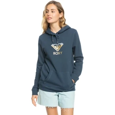 Abbildung von Roxy Itia Foil Kapuzen Sweatshirt für Frauen Blau