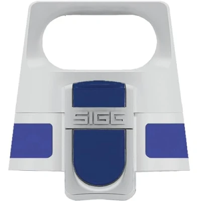 Abbildung von SIGG WMB ONE Top Blue Verschluss (One Size), Ersatzteil für Trinkflasche, einhändig bedienbarer &amp; auslaufsicherer