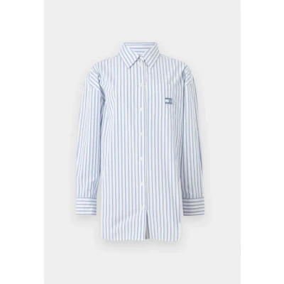 Abbildung von Tommy Jeans Hemdbluse »TJW OVS BADGE STRIPE SHIRT«