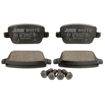 Abbildung von Jurid 573263JC Bremsbelagsatz White Low Dust Keramik nicht für Verschleißwarnanzeiger vorbereitet FORD: Galaxy Mk2 MPV, S Max Mk1