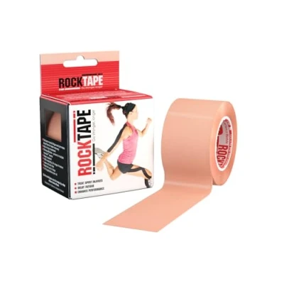 Abbildung von RockTape Unisex Adult Std Kinesiologie Tape, Beige, 5cm x 5m EU
