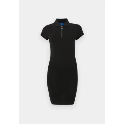 Abbildung von HUGO Jerseykleid, Damen, Größe: Large, Black
