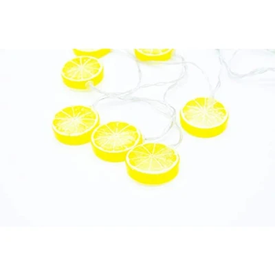 Abbildung von HEITMANN DECO LED Lichterkette Zitronen gelb ca. 100 cm, 10 tlg.