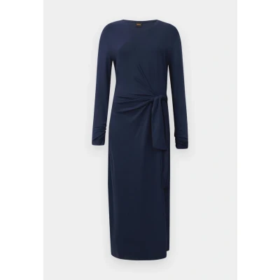 Abbildung von BOSS Erlot Jerseykleid, Damen, Größe: Medium, Dark blue