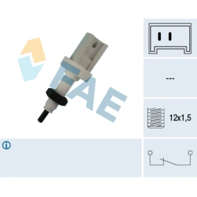 Abbildung von FAE 24370 Bremslichtschalter mechanisch