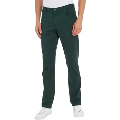 Abbildung von Tommy Hilfiger Herren Jeans Denton Stretch, Grün (Hunter), 33W/32L