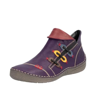 Abbildung von Rieker Ankle Boot, Damen, Größe: 38, Rosa Schuhe