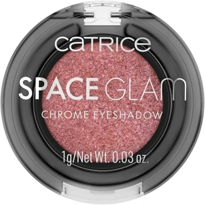 Abbildung von Catrice Space Glam Chrome Eyeshadow, Lidschatten, Nr. 050, Pink, langanhaltend, Expressergebnis, hochpigmentiert, vegan, ohne Mikroplastikpartikel, Nanopartikel frei, Parfüm, 1er Pack (1g)