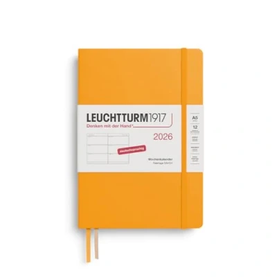 Abbildung von LEUCHTTURM1917 372528 Wochenkalender Medium (A5) 2026, 12 Monate, Rising Sun, Deutsch