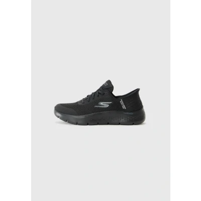 Abbildung von Skechers GO Walk Flex Damen Sneaker, Hands Free Slip Ins mit großem Einstieg, Schwarz, 38 EU Weit