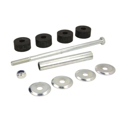 Abbildung von FEBI BILSTEIN 42388 Koppelstange Hinterachse links, rechts M8 x 1,25 mit Mutter, Unterlegscheiben, Lager Stahl silber
