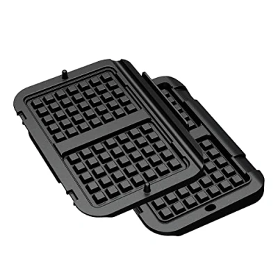 Abbildung von Tefal XA7308 OptiGrill Waffelplatte, Schwarz