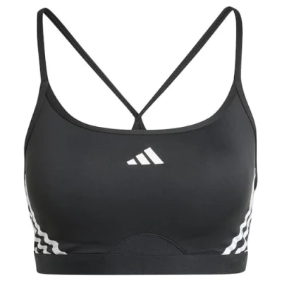 Abbildung von adidas AeroReact Training Bra, Damen Bralette, Schwarz,