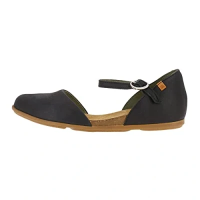 Abbildung von El Naturalista Stella Riemchenballerina, Damen, Größe: 41, Black Schuhe