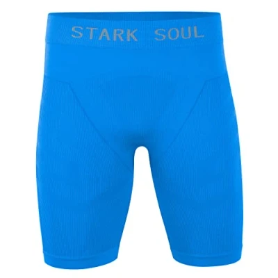 Abbildung von STARK SOUL Unterziehhose, Funktionshosen WARM UP , Herren Sport Shorts, Seamless, schwarz, M L