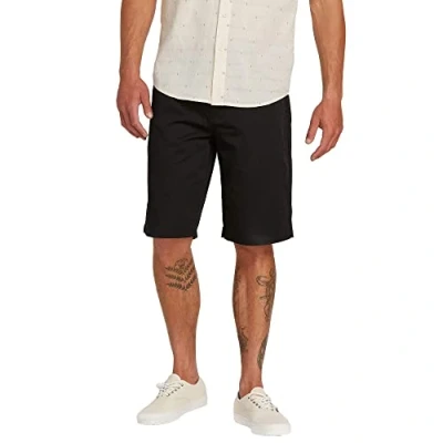 Abbildung von Volcom Vmonty Chino Shorts für Herren, schwarz