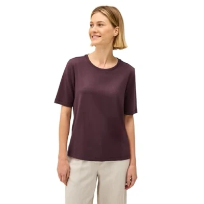Abbildung von CECIL Damen 3225993 Basic Rundhals T Shirt, Mulberry red, XX Large
