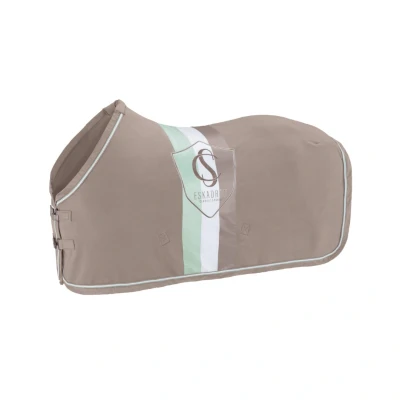 Abbildung von Eskadron Fleecedecke Classic Sports Stripe Velvet Taupe