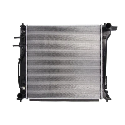 Abbildung von NISSENS 606099 Kühler, Motorkühlung Aluminium 485 483 18 Kühlrippen gelötet