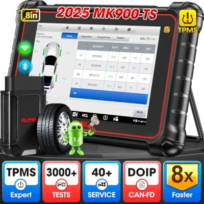 Abbildung von Autel MaxiCOM MK900 TS, CAN FD &amp; DoIP, 2024 MK900TS Upgrade von MK808S TS BT MX900 MK808S, Top Pro TPMS Programmierung Neu Lernen als MS906TS, 3000+ Aktiver Test, 40+ Service