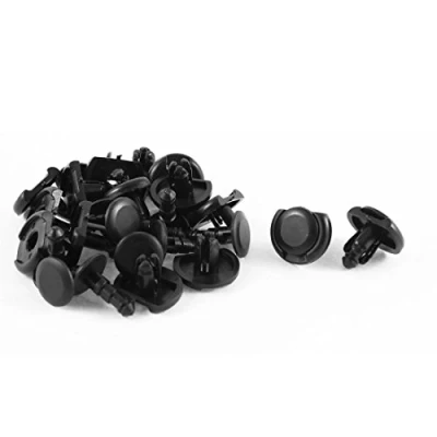 Abbildung von sourcing map 15 Stk. 7mm Loch Kunststoff Niete Befestigung Clips Push In Typ Clip de