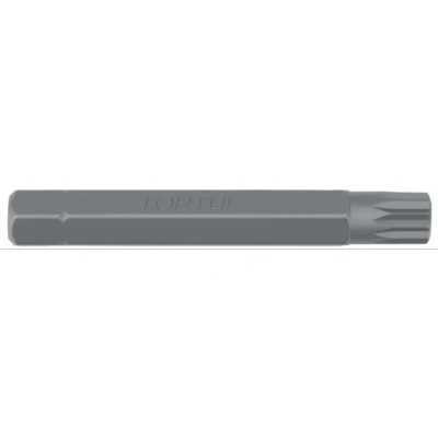 Abbildung von 6 kant Schraubendrehereinsatz TORX TOPTUL 10 mm 12 Spline TM10 Länge: 75mm