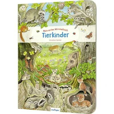 Abbildung von Mein erstes Wimmelbuch: Tierkinder: Niedliches Bilderbuch zur Kinderbeschäftigung