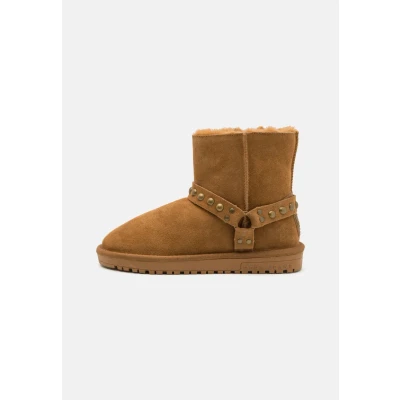 Abbildung von Pepe Jeans DISS Biker Stiefelette, Damen, Größe: 39, Cognac brown Schuhe