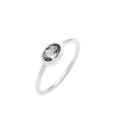 Abbildung von Elli Basic Ring silvercoloured, Damen, Größe: 54, Silver coloured