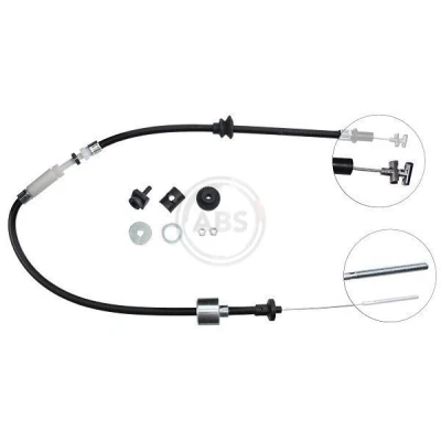 Abbildung von A.B.S. K26510 Kupplungsseil mit manueller Nachstellung VOLKSWAGEN: Polo III Hatchback, Lupo / 3L, SEAT: Ibiza 2