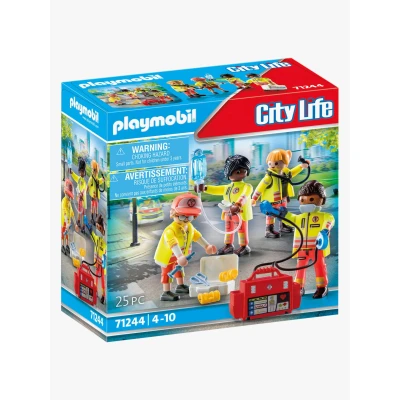 Abbildung von Playmobil® Konstruktions Spielset »Rettungsteam (71244), My City Life«, Made in Europe