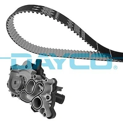 Abbildung von DAYCO KTBWP12121 Wasserpumpe + Zahnriemensatz Thermostat in verbaut VOLKSWAGEN: Golf 7, 7 Variant, Jetta 4, SKODA: Octavia 3 Combi