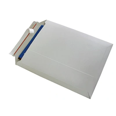 Abbildung von Versandtaschen weiß ungestrichen Vollpappe Karton DIN A4+ 353x250mm bis 50mm Füllhöhe (PS.194) (100)
