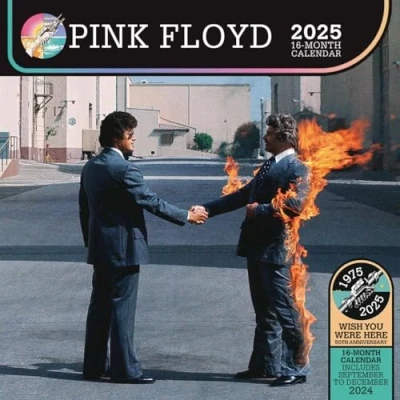Abbildung von Pyramid Pink Floyd 2025 Broschürenkalender, 30x30cm, Kalender für Fans der kultigen Rockband, Monatsplaner mit ikonischen Bandfotos, nachhaltig nur Papierumschlag
