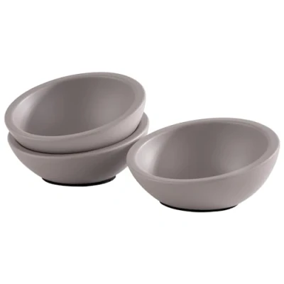 Abbildung von APS 30003 Schale &quot;ELEMENT&quot;, 3er Set, Beton, Ø 10 cm, Höhe 4,5 möbelschonende Unterseite