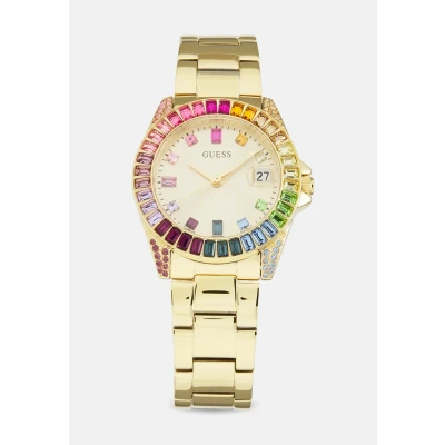 Abbildung von Guess Opaline Uhr goldcoloured, Damen, Größe: One Size, Gold coloured