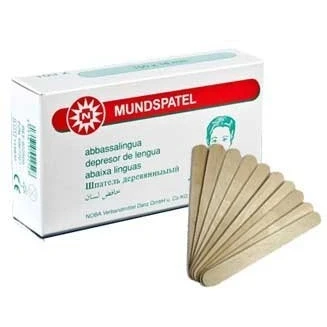 Abbildung von Tiga Med Einweg Tongue Depressoren, Nicht Sterile 15 cm, Set mit 100 Also geeignet für Hobbies/Crafts von Mundspatel Spatel aus Holz, cm