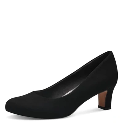 Abbildung von Jana Damen Pumps Kleiner Absatz Vegan, Schwarz (Black), 39 EU