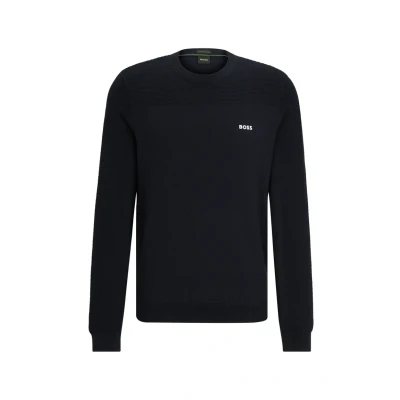 Abbildung von BOSS Momentum Strickpullover, Herren, Größe: XXL, Dark blue