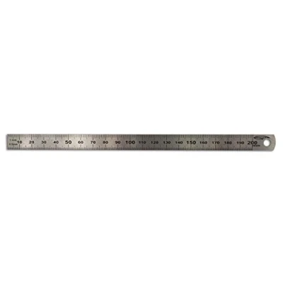Abbildung von Graphoplex Lineal, Stahl, flexibel, 20 cm